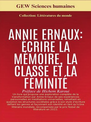 cover image of Annie Ernaux
